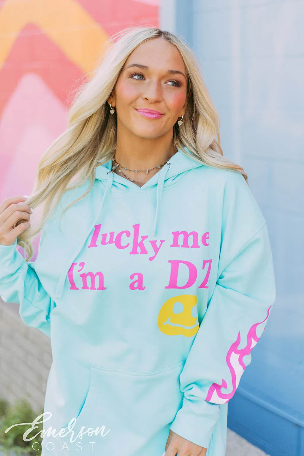 DZ Lucky Me Mint Hoodie