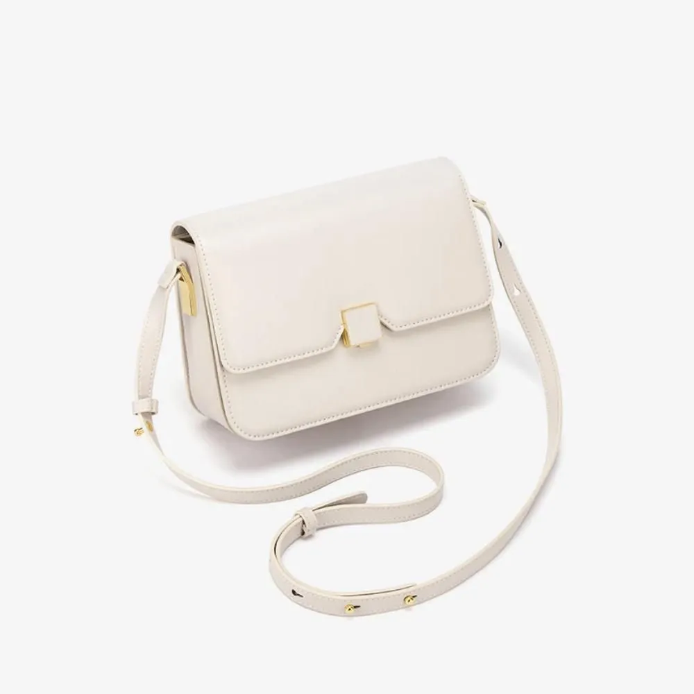 Elegant Cow Leather Women's Shoulder and Crossbody Bag