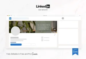 Emma LinkedIn Banner Canva Template