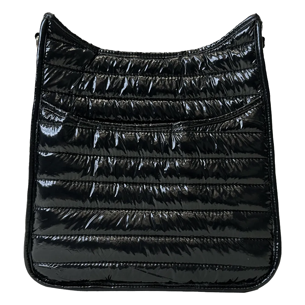 Everly Quilted Puffy Messenger-ASSORTED