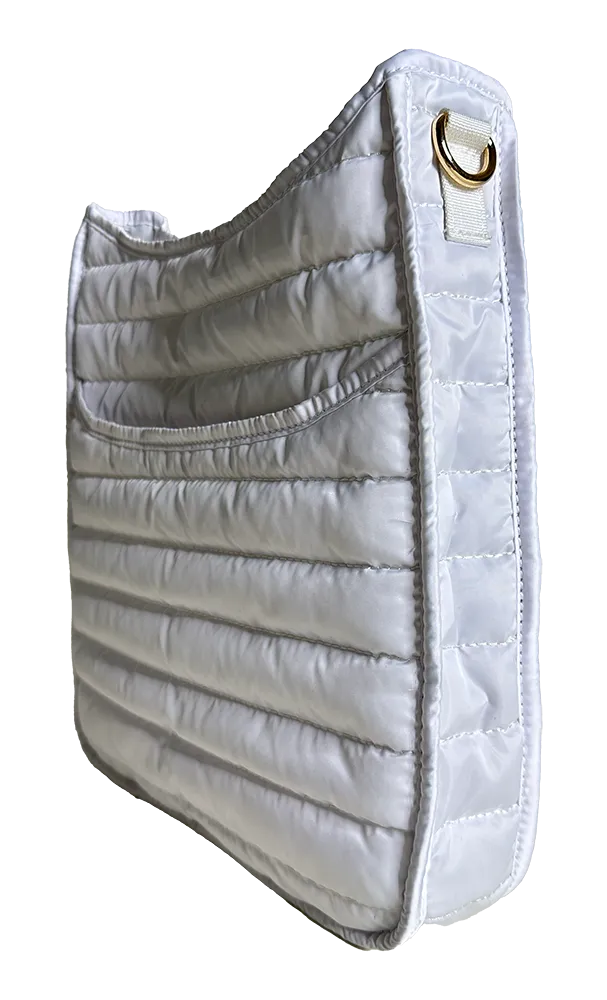Everly Quilted Puffy Messenger-ASSORTED