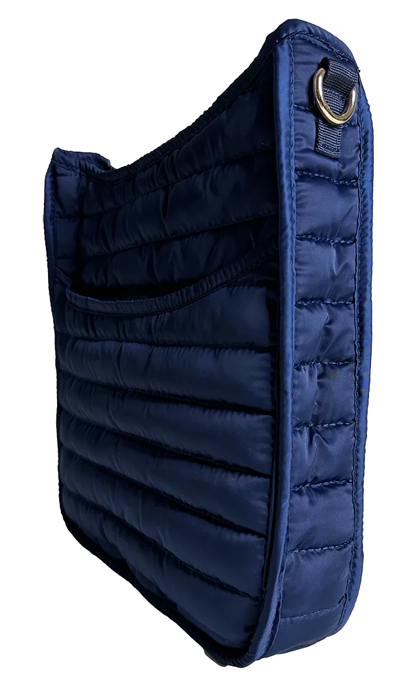 Everly Quilted Puffy Messenger-ASSORTED