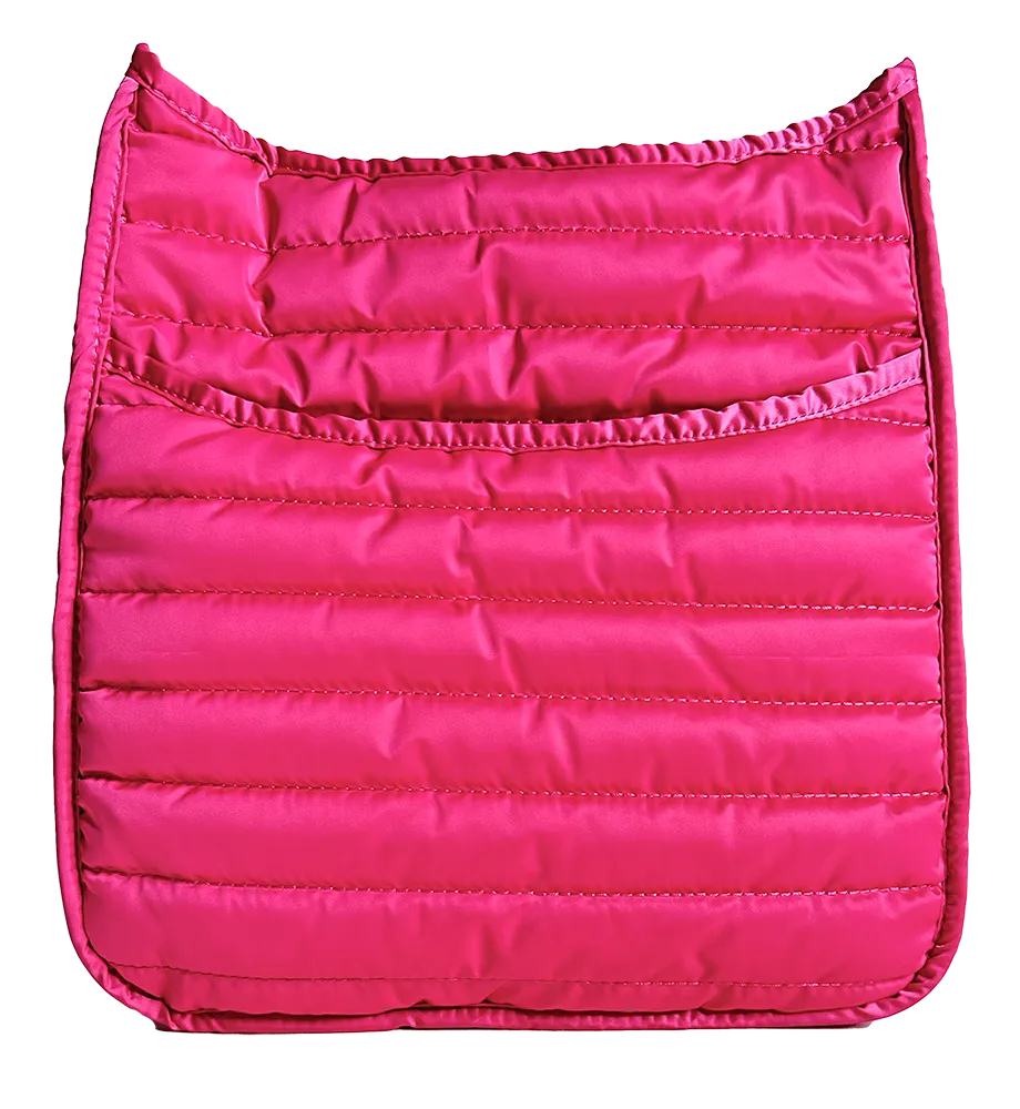 Everly Quilted Puffy Messenger-ASSORTED
