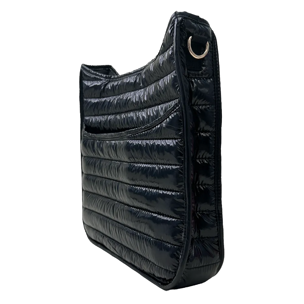 Everly Quilted Puffy Messenger-ASSORTED