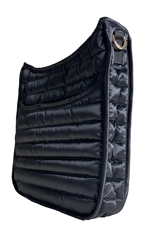 Everly Quilted Puffy Messenger-ASSORTED