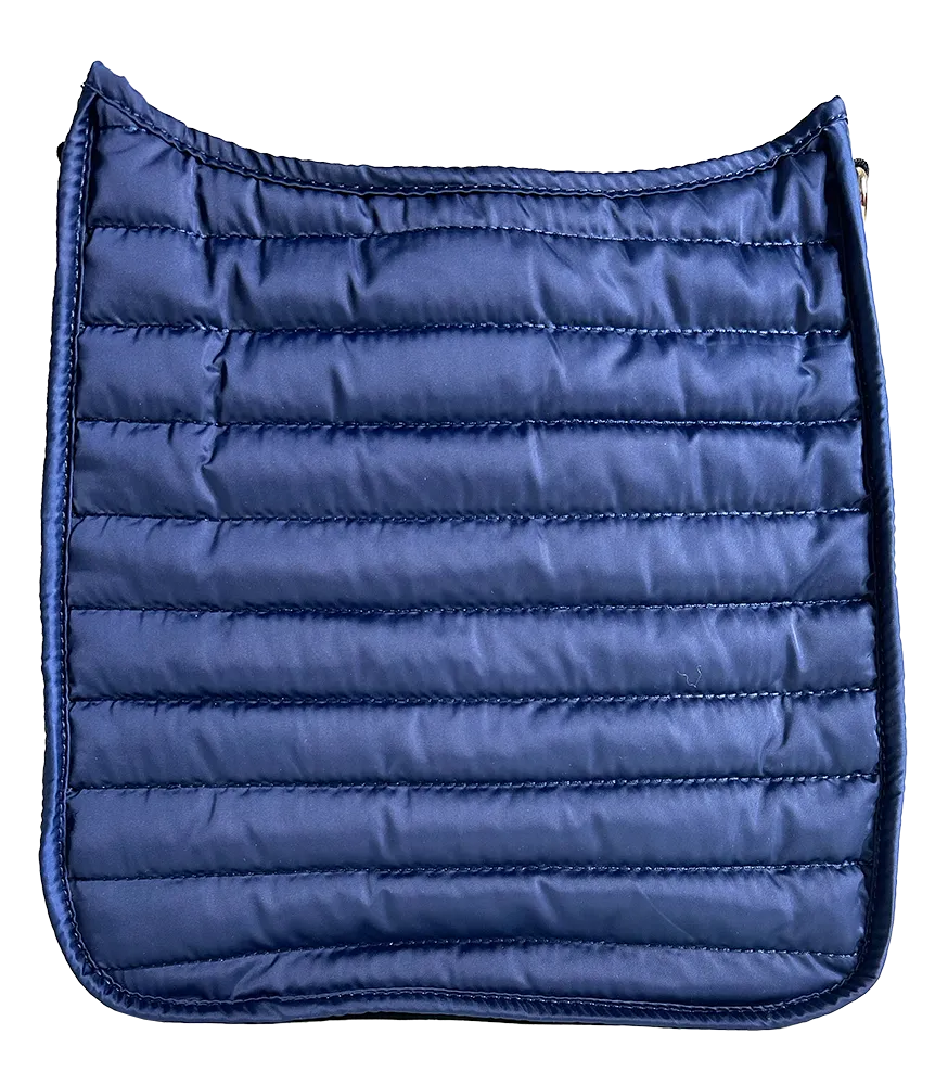 Everly Quilted Puffy Messenger-ASSORTED