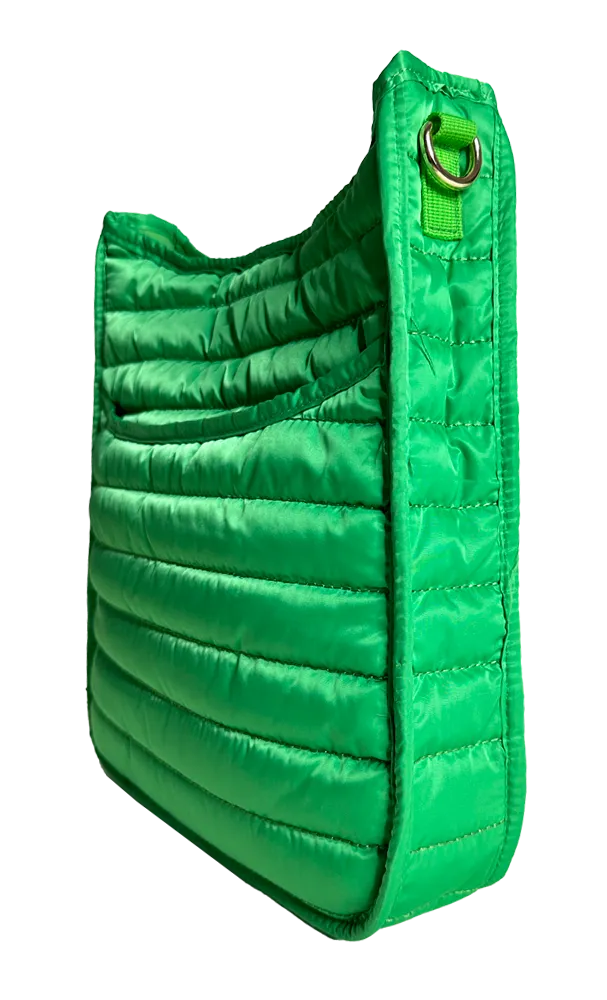 Everly Quilted Puffy Messenger-ASSORTED