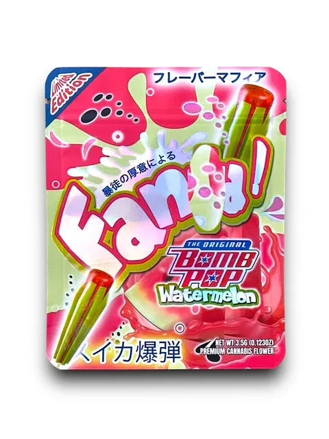 Fan-nta Bomb Pop Watermelon Mylar Bag 3.5 Grams