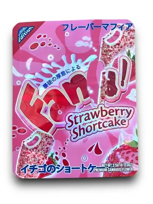Fann-ntaa Strawberry Shortcake Mylar Bag 3.5 Grams