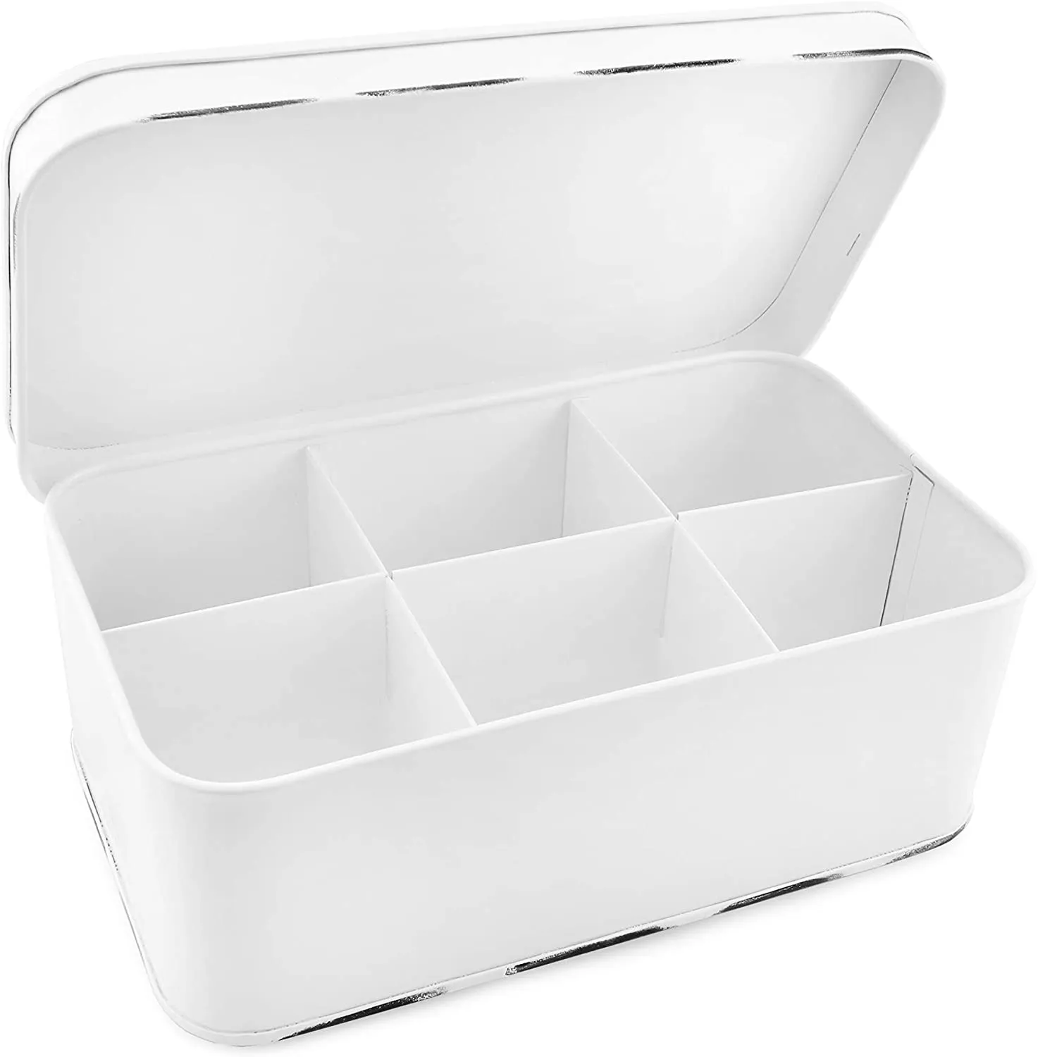 Farmhouse Tea Bag Box (White, Case of 18)