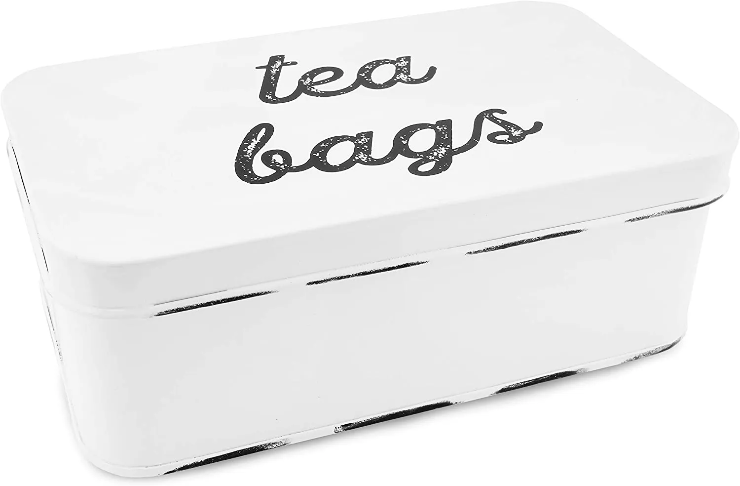 Farmhouse Tea Bag Box (White, Case of 18)