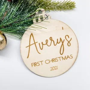 First Christmas Ornament