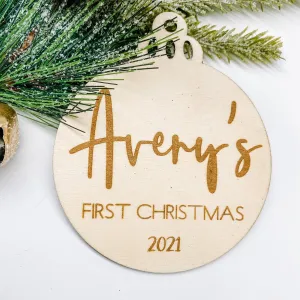 First Christmas Ornament