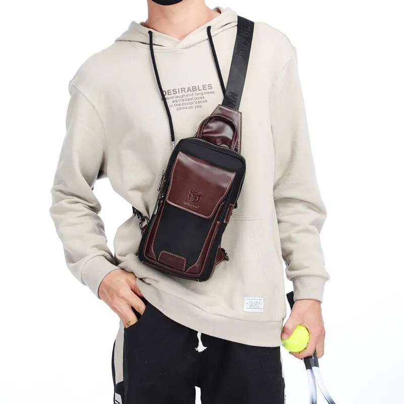 First Layer Cowhide Men Casual Fashion Chest Belt