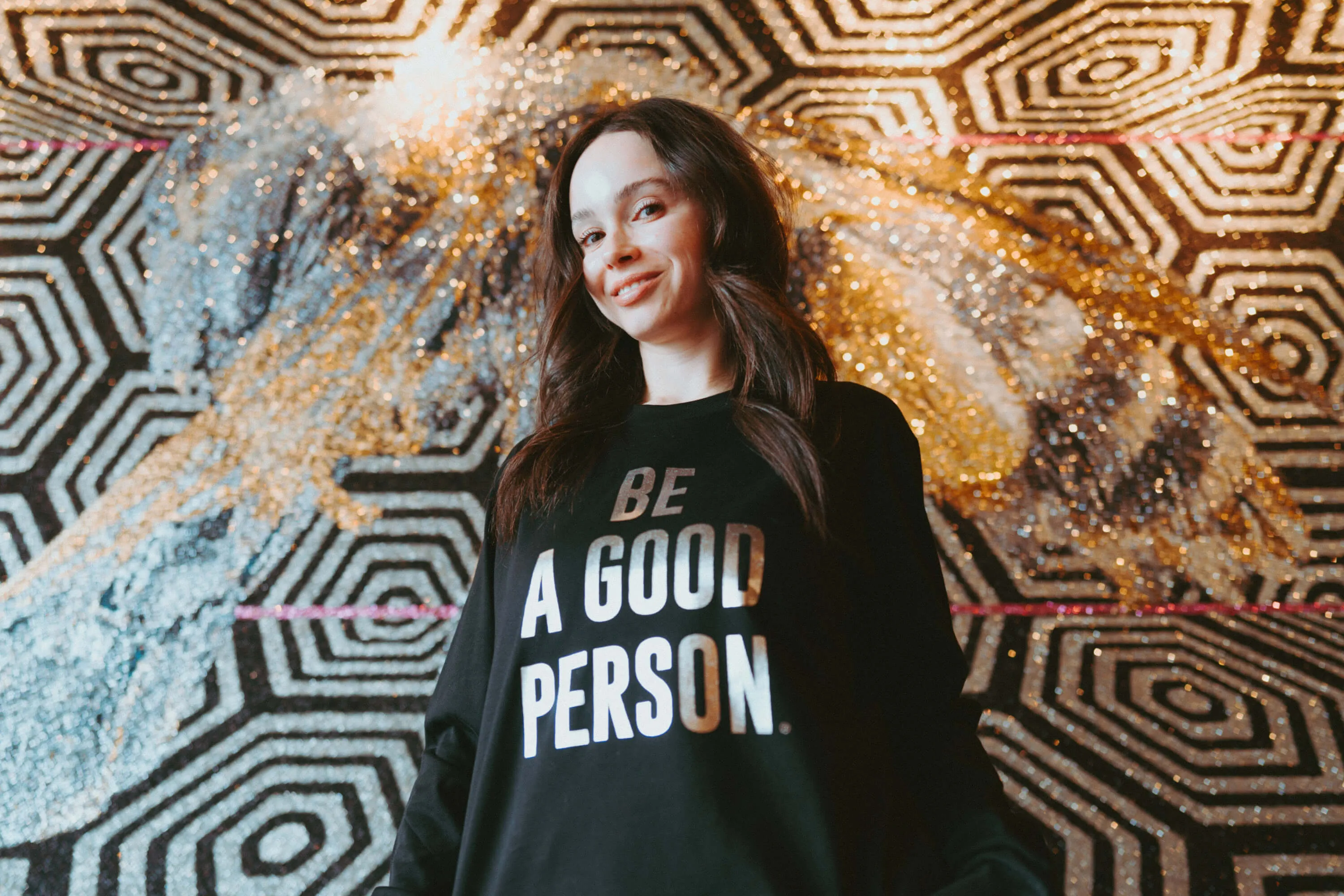 Foil Long Sleeve - Black/Silver