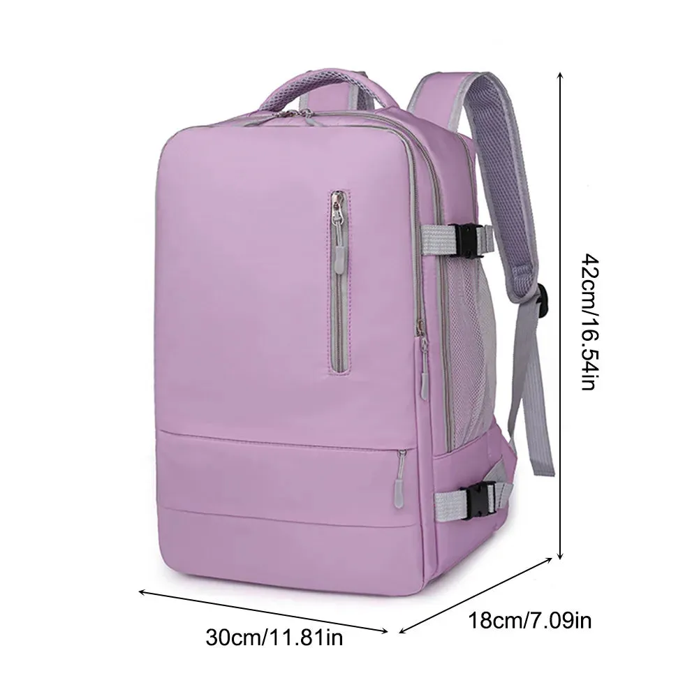 Folding Luggage Bags Lightweight Consignment Bag with Wheels Large Capacity Oxford Cloth Dry-Wet Separation Outdoor Weekend Bag