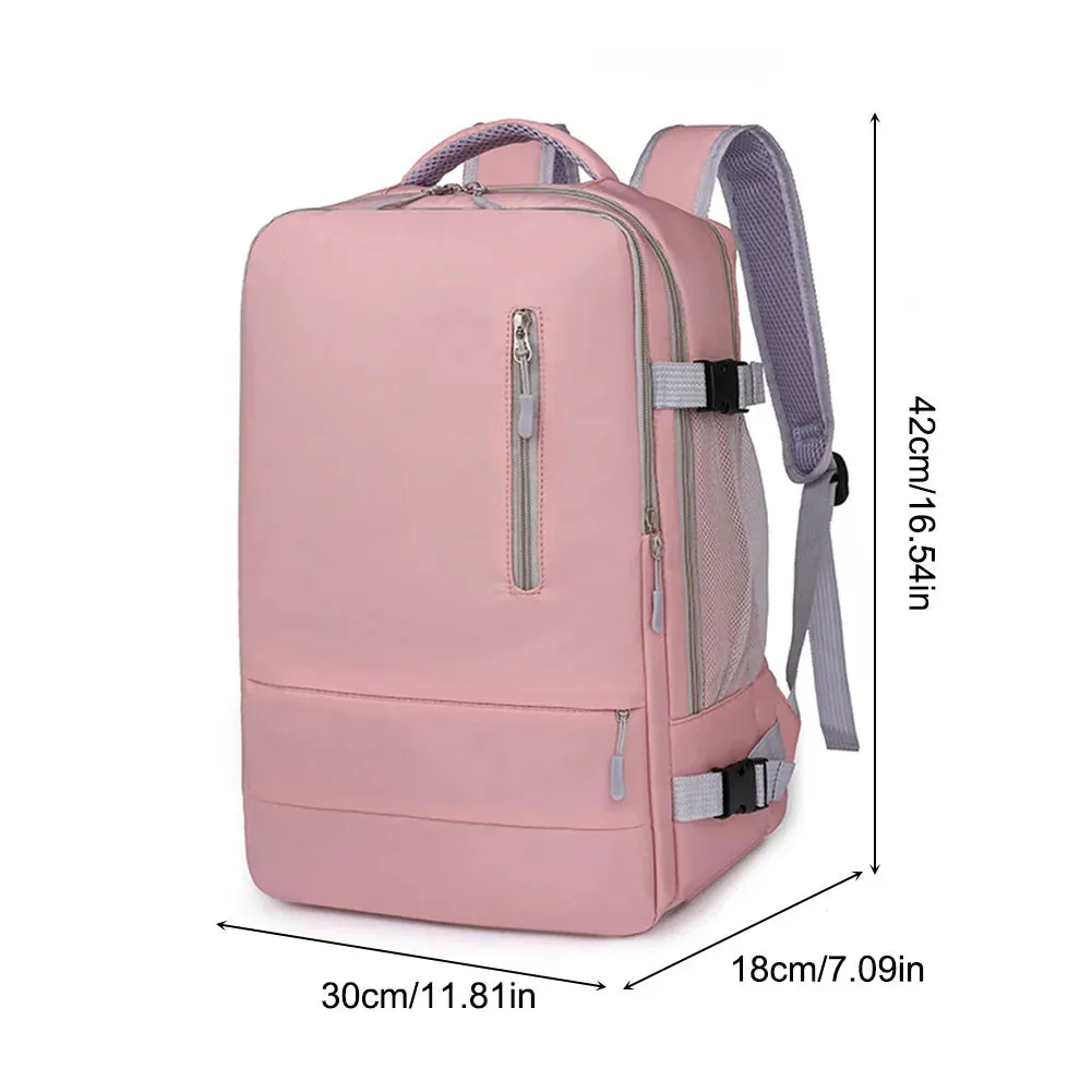 Folding Luggage Bags Lightweight Consignment Bag with Wheels Large Capacity Oxford Cloth Dry-Wet Separation Outdoor Weekend Bag
