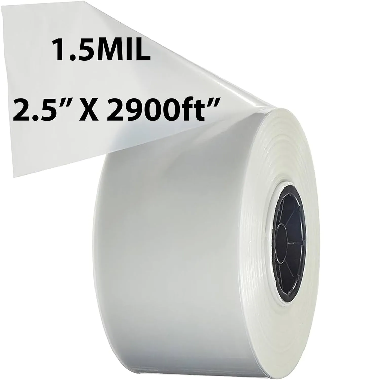 Food Grade Poly Tubing Roll Bags 1.5Mil 2.5x2900ft- Impulse Heat Sealer