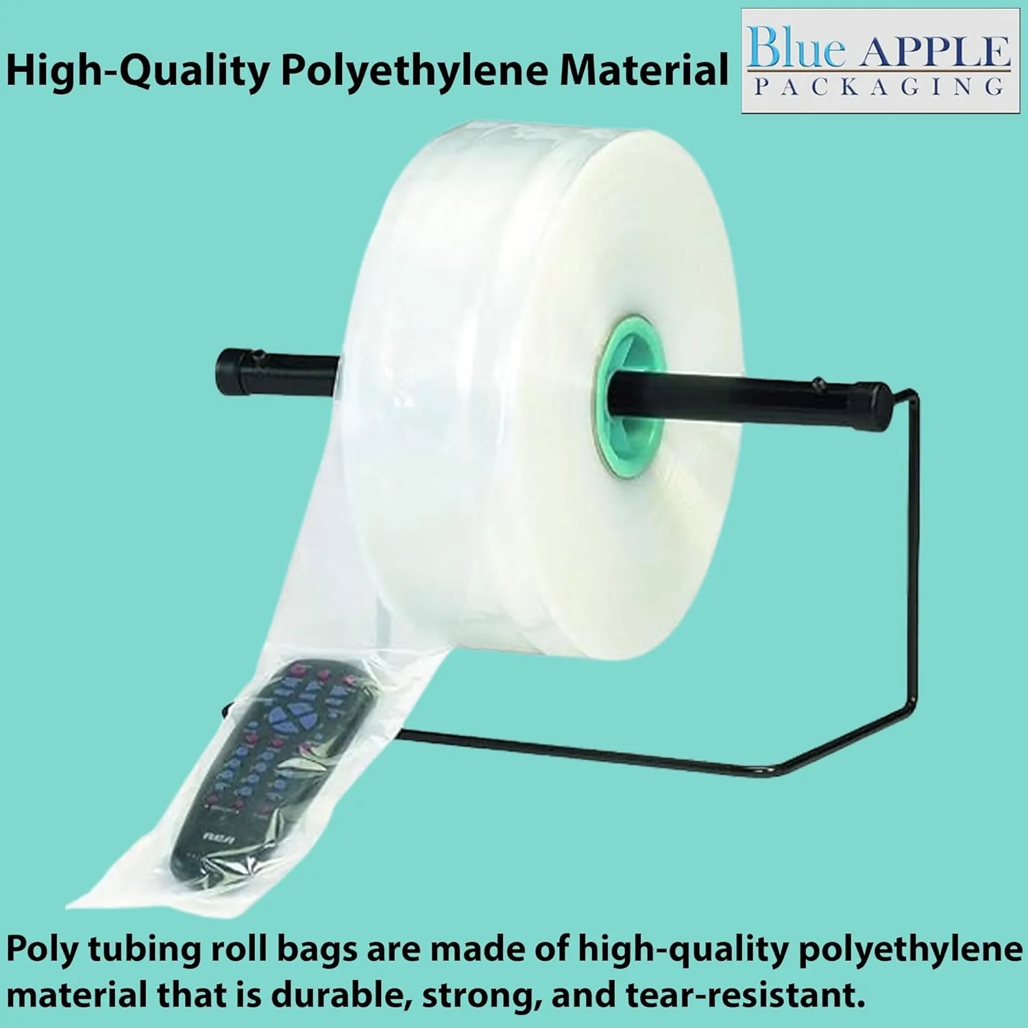 Food Grade Poly Tubing Roll Bags 3Mil 30x1450ft- Impulse Heat Sealer