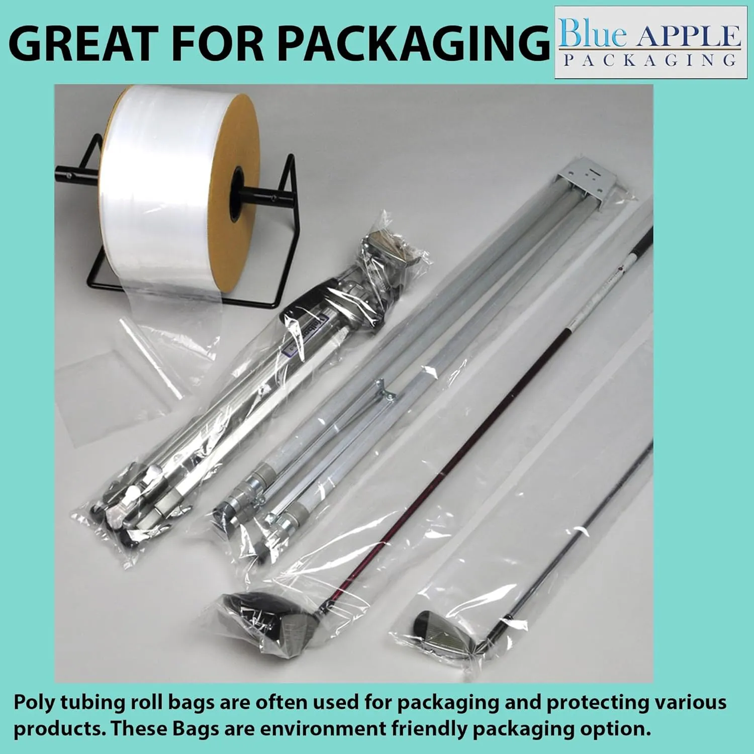 Food Grade Poly Tubing Roll Bags 3Mil 30x1450ft- Impulse Heat Sealer