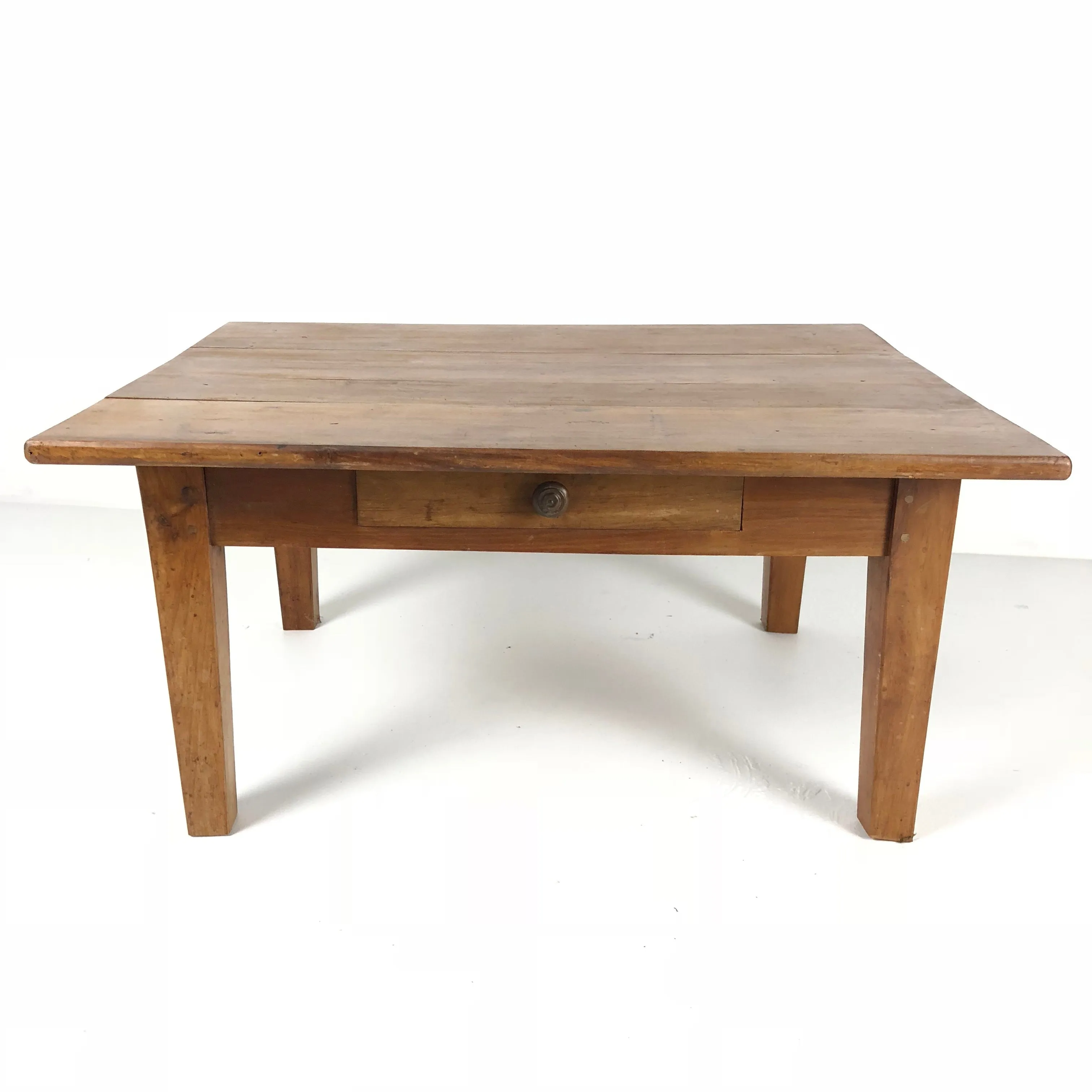 French Antique Cherry Coffee Table c1890