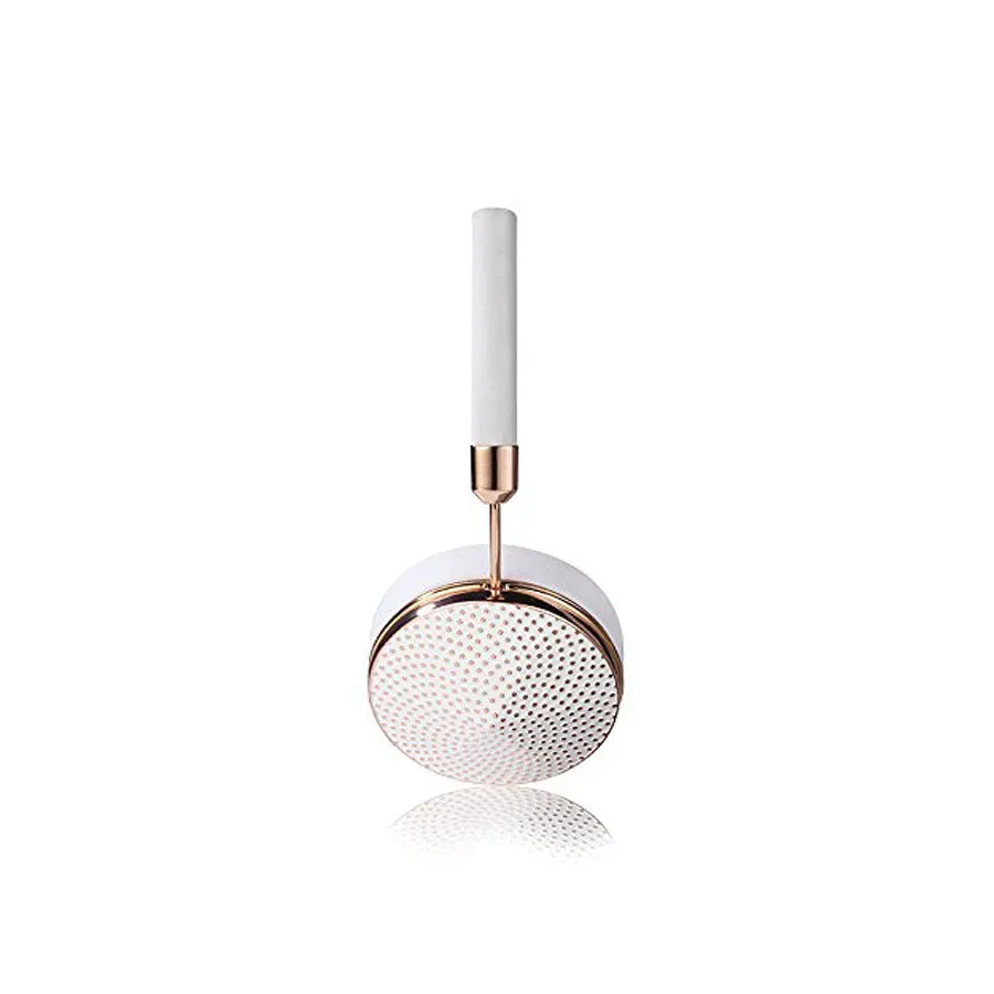 Frends Taylor White Leather Over-the-Ear Headphones Bundle - Fibonacci White