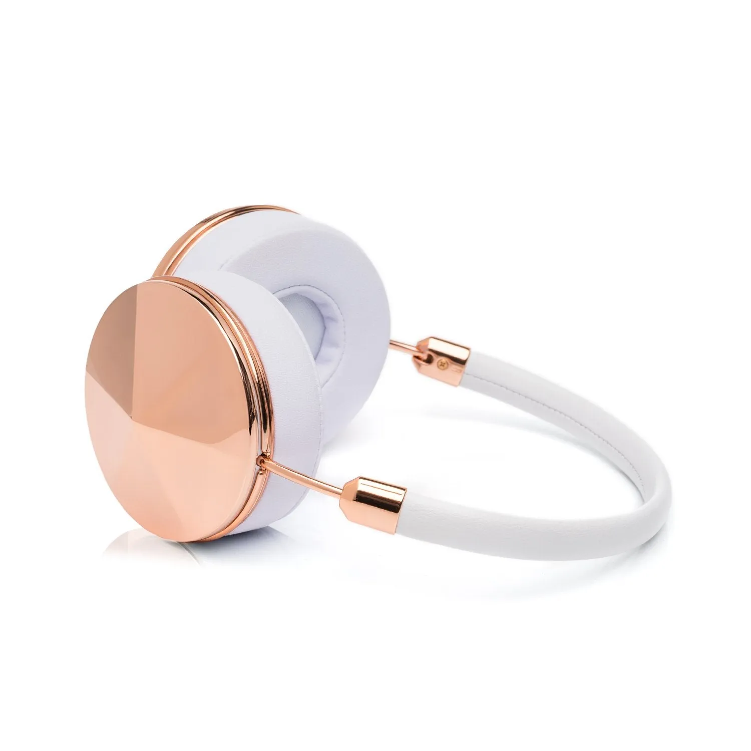 Frends Taylor White Leather Over-the-Ear Headphones Bundle - White Vortex