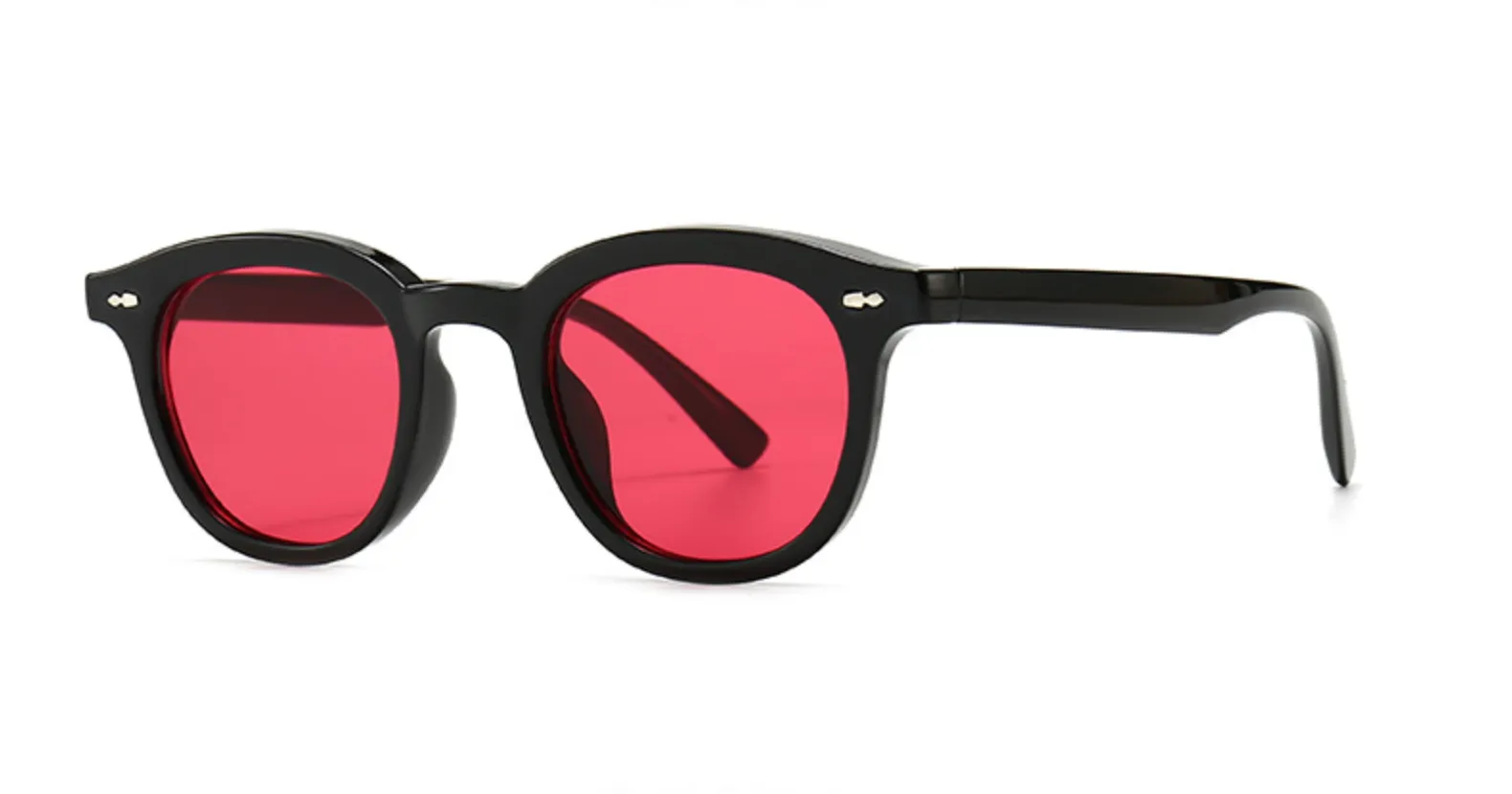 Gafas de Sol Semi Redondos estilo Garrett Vintage Lentes 100% Protección UV