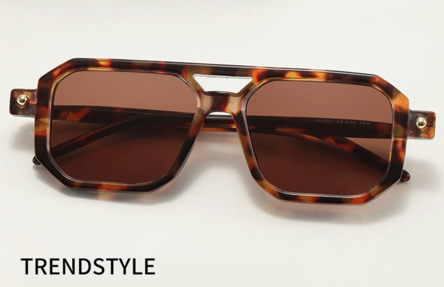 Gafas KUBO estilo Alemán Lentes de Sol o Graduables Armazón cuadrado de diseñador Vintage Retro