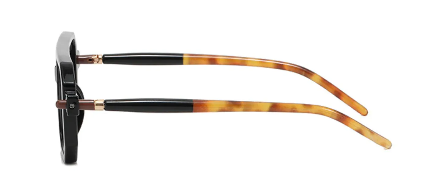 Gafas KUBO estilo Alemán Lentes de Sol o Graduables Armazón cuadrado de diseñador Vintage Retro