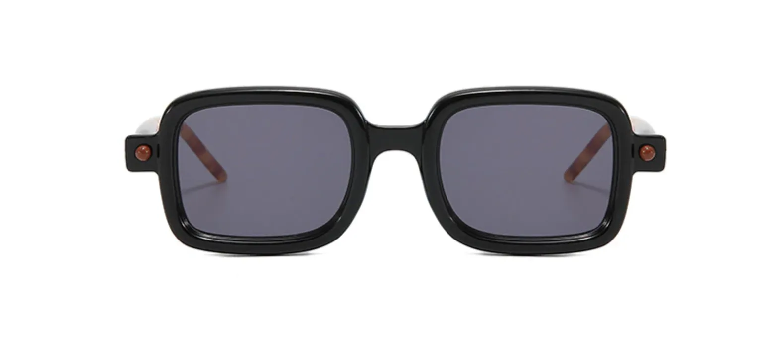 Gafas KUBO estilo Alemán Lentes de Sol o Graduables Armazón cuadrado de diseñador Vintage Retro