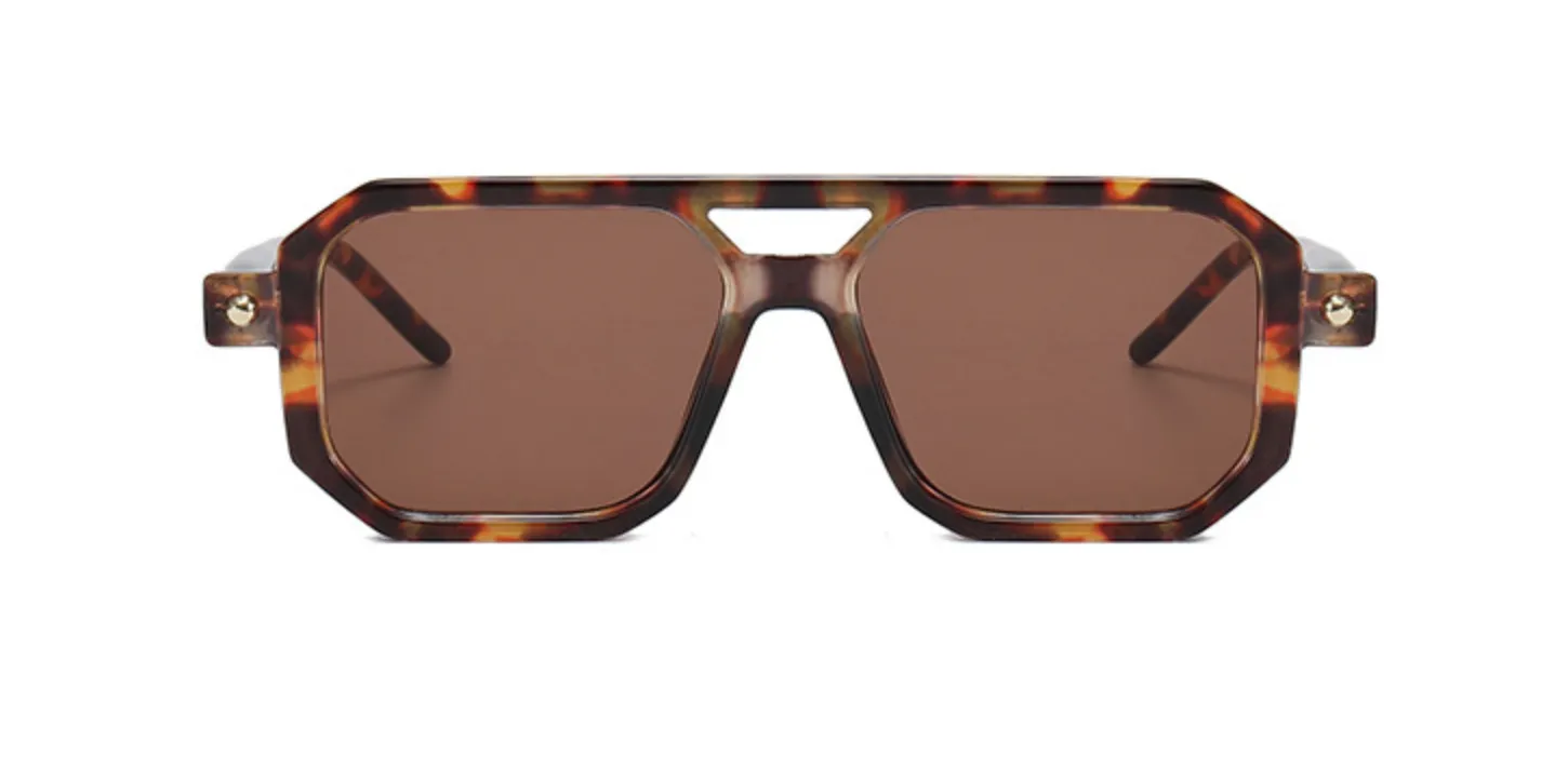 Gafas KUBO estilo Alemán Lentes de Sol o Graduables Armazón cuadrado de diseñador Vintage Retro