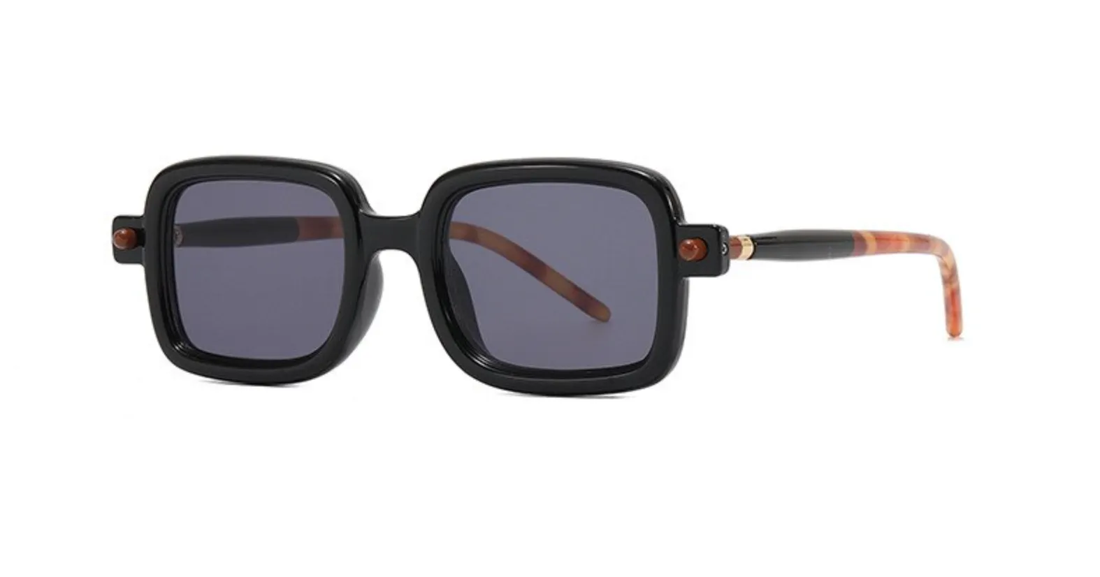 Gafas KUBO estilo Alemán Lentes de Sol o Graduables Armazón cuadrado de diseñador Vintage Retro