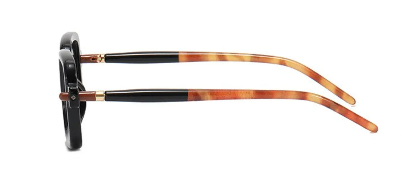 Gafas KUBO estilo Alemán Lentes de Sol o Graduables Armazón cuadrado de diseñador Vintage Retro