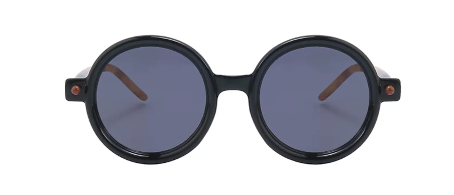 Gafas KUBO estilo Alemán Lentes de Sol o Graduables Armazón Redonddo de diseñador Vintage Retro