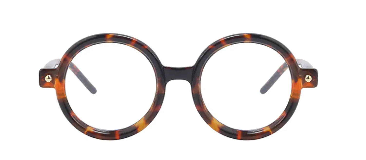 Gafas KUBO estilo Alemán Lentes de Sol o Graduables Armazón Redonddo de diseñador Vintage Retro