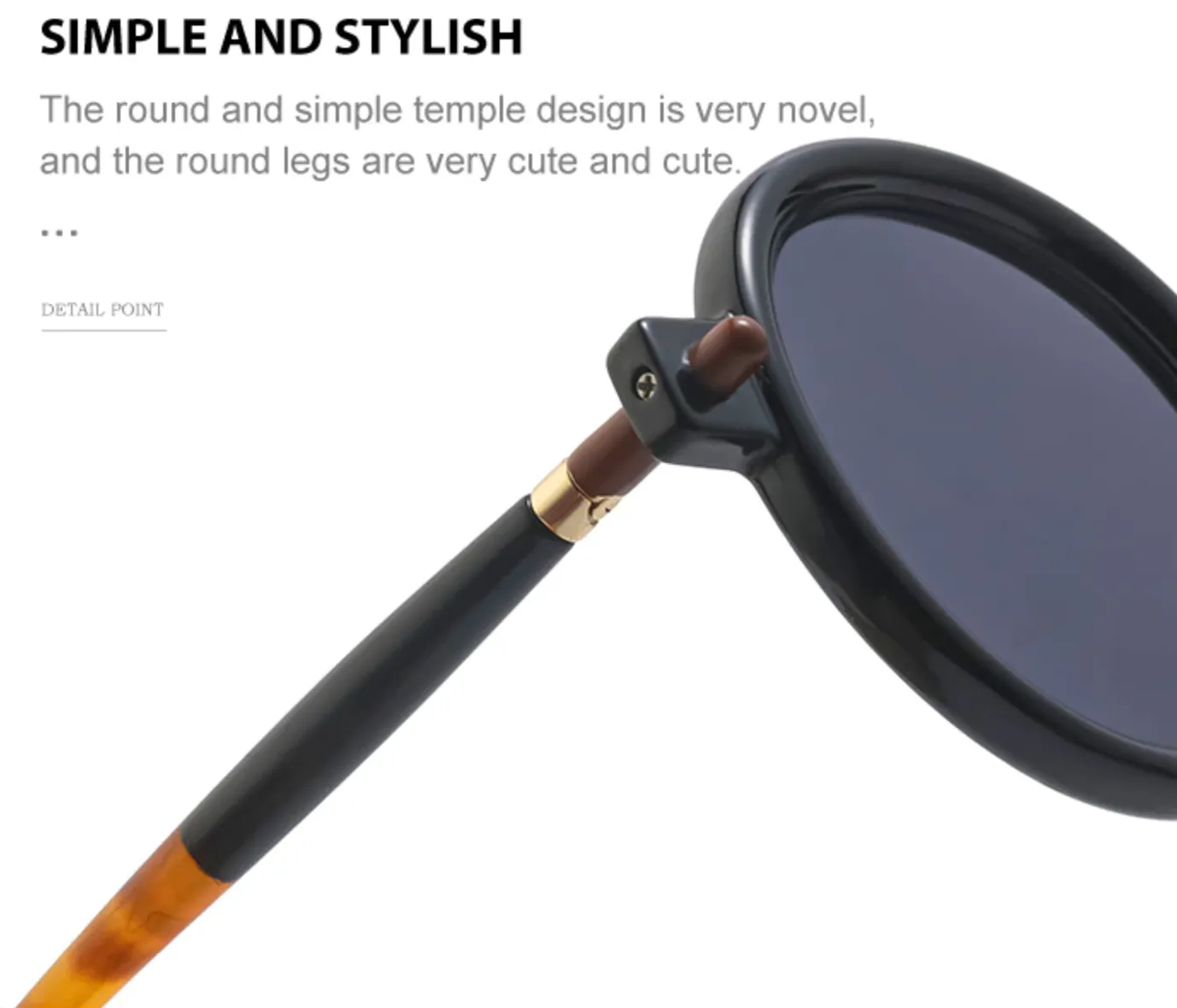 Gafas KUBO estilo Alemán Lentes de Sol o Graduables Armazón Redonddo de diseñador Vintage Retro