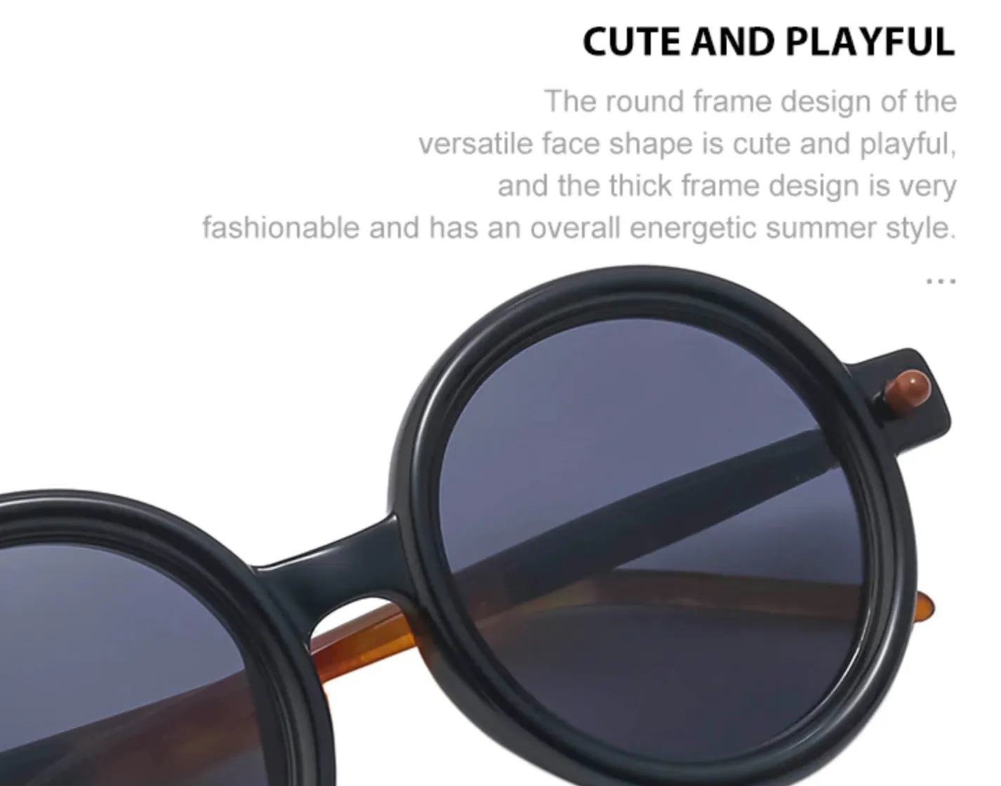 Gafas KUBO estilo Alemán Lentes de Sol o Graduables Armazón Redonddo de diseñador Vintage Retro