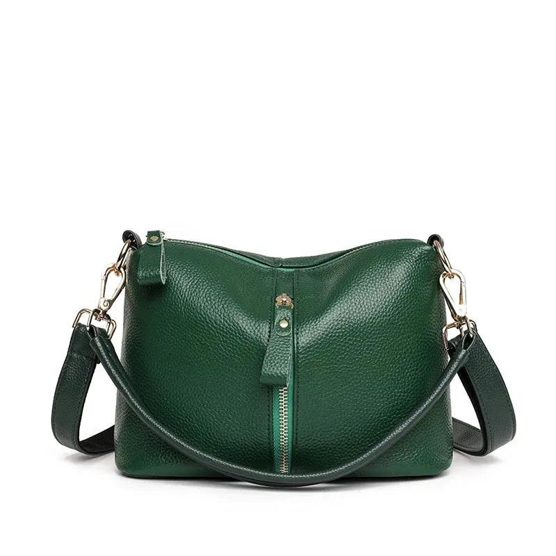 Genuine Leather Bags For Women Casual Simple Small Women's Handbags High Quality Natural Cowskin Female Shoulder Crossbody Tote