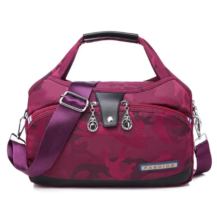 Gisela | Fashionable bag with compartments and zippers