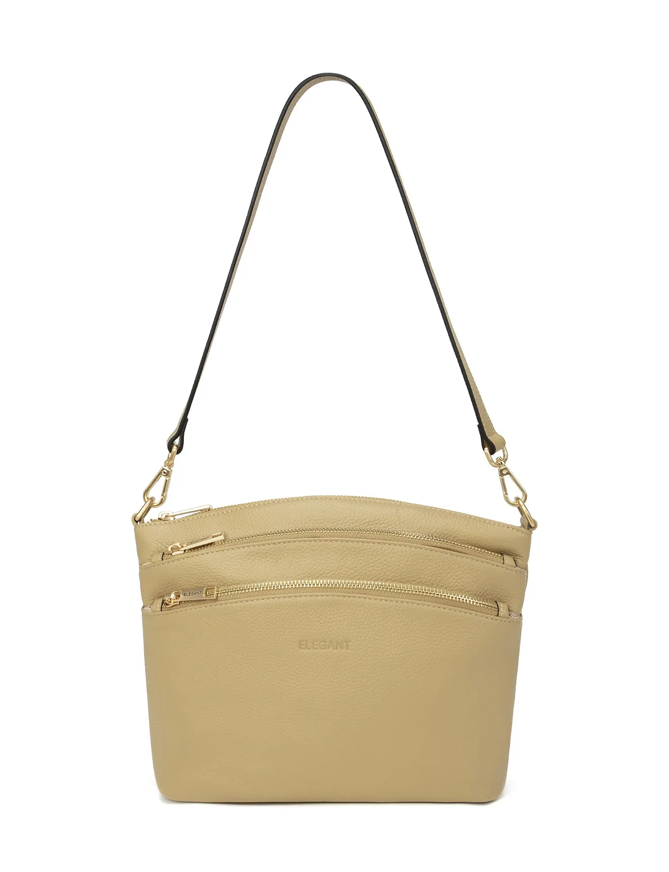 GRACE LEATHER XBODY BAG- E1-0818-ARTICHOKE