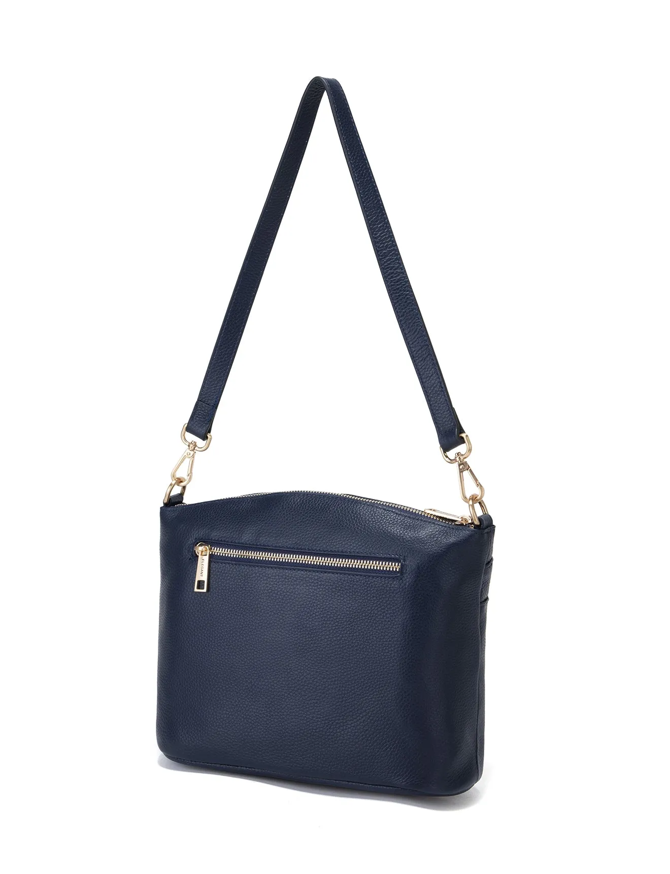 GRACE LEATHER XBODY BAG- E1-0818-NVY
