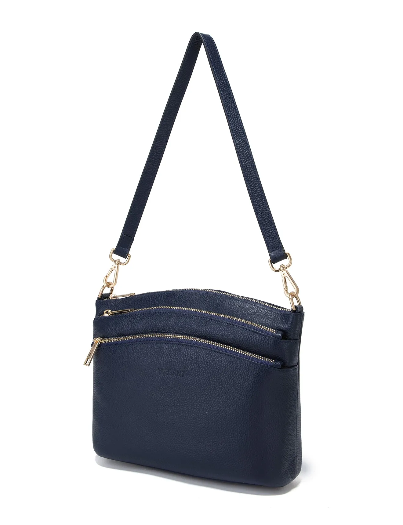 GRACE LEATHER XBODY BAG- E1-0818-NVY