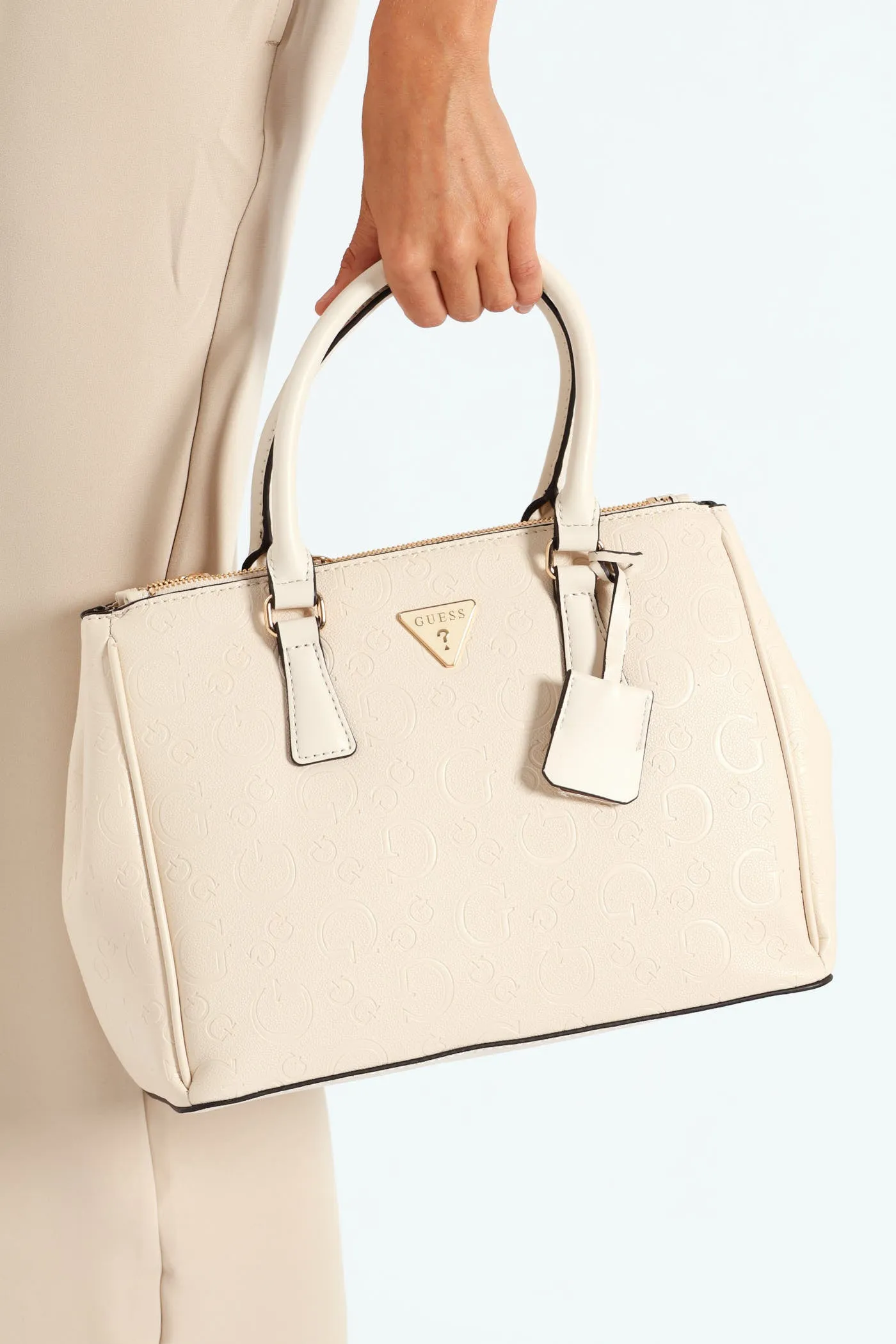 Grimball Satchel Bag - Stone