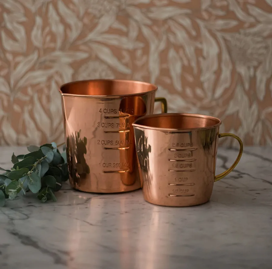 Hand-forged Copper Measuring Cup | 2.5-cup or 4-cup | Free shipping!