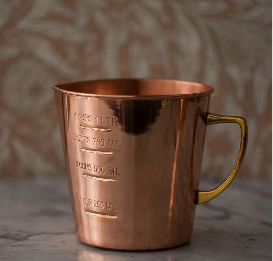 Hand-forged Copper Measuring Cup | 2.5-cup or 4-cup | Free shipping!
