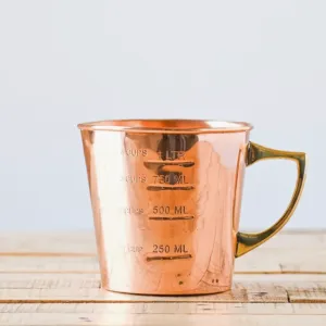 Hand-forged Copper Measuring Cup | 2.5-cup or 4-cup | Free shipping!
