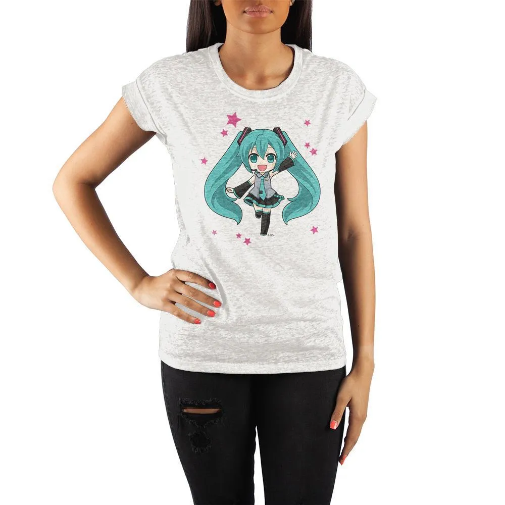 Hatsune Miku Anime Apparel Girls Juniors Graphic Tee