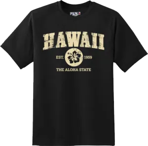 Hawaii State Vintage Retro Hometown America Gift T Shirt New Graphic Tee