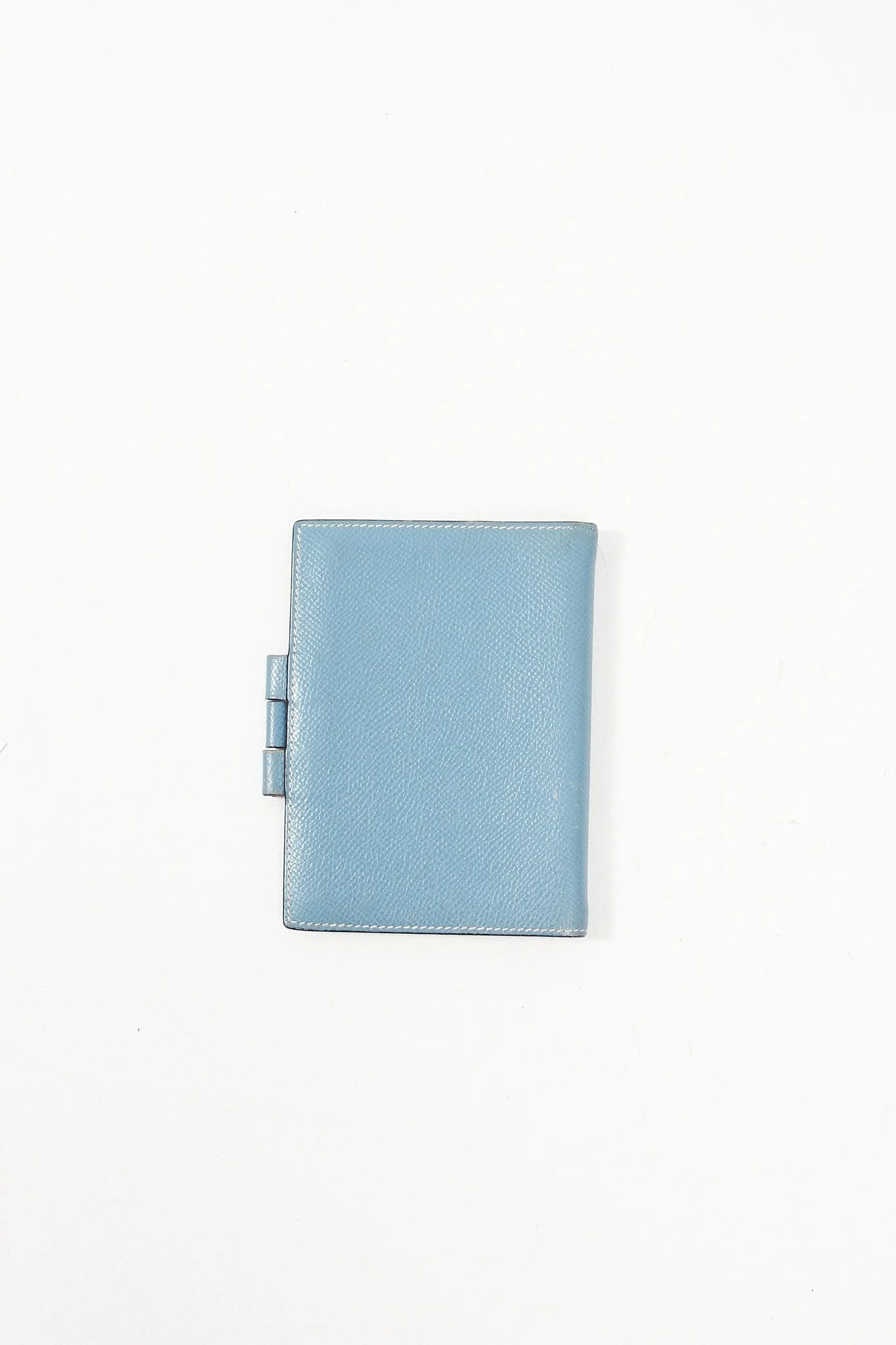Hermès Blue Jean Epsom Leather Vision Agenda Cover PM